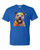 T-Shirt XL 2X 3X - BEWARE OF PIT BULLS colorful dog - NEON Adult
