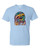 T-Shirt - SMILING SLOTH colorful dog - NEON Adult DryBlend®