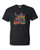 T-Shirt - Colorful PEACE LOVE MUSIC - NEON Adult