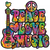 T-Shirt - Colorful PEACE LOVE MUSIC - NEON Adult