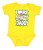 BABY Rib Body Suit Romper Unisex - I LOVE (heart) MY CRAZY DADDY - Pop funny USA Infant Toddler