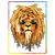 T-Shirt - COLORFUL TECHNICOLOR 420 WEED RASTA LION - NEON Adult DryBlend®