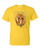 T-Shirt - COLORFUL TECHNICOLOR 420 WEED RASTA LION - NEON Adult DryBlend®