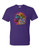 T-Shirt - COLORFUL TECHNICOLOR JUNGLE GORILLA - NEON Adult DryBlend®