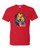 T-Shirt - COLORFUL TECHNICOLOR RUSSO THE HAPPY PUPPY DOG  - NEON Adult DryBlend®