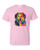 T-Shirt - COLORFUL TECHNICOLOR RUSSO THE HAPPY PUPPY DOG  - NEON Adult DryBlend®