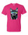 T-Shirt - DJ CAT with headphones NEON- fun Adult funny animal