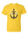T-Shirt XL 2XL 3XL - BORN FOR THE WATER - SEA ANCHOR NAUTICAL FUN Adult