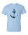 T-Shirt - BLUE ANCHOR HAPPINESS - INSPIRATIONAL SEA NAUTICAL FUN Adult