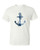 T-Shirt - BLUE ANCHOR HAPPINESS - INSPIRATIONAL SEA NAUTICAL FUN Adult