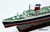 UNITED STATES OCEAN LINER LARGE 40" SCALE FULLY BUILT SHIP MUSEUM MODEL W/STAND