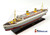 SS NIEUW AMSTERDAM DUTCH PASSENGER SHIP OCEAN LINER LARGE 36.5" FULLY BUILT SHIP MODEL W/STAND
