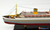 SS NIEUW AMSTERDAM DUTCH PASSENGER SHIP OCEAN LINER LARGE 36.5" FULLY BUILT SHIP MODEL W/STAND