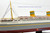 SS NIEUW AMSTERDAM DUTCH PASSENGER SHIP OCEAN LINER LARGE 36.5" FULLY BUILT SHIP MODEL W/STAND