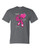 Adult DryBlend® T-Shirt - (PEACE LOVE CURE - BREAST CANCER AWARENESS)