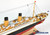 HMHS TITANIC DISPLAY passenger ship 39" fully built wood model with stand