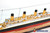 HMHS TITANIC DISPLAY passenger ship 39" fully built wood model with stand