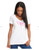WOMEN'S Ideal VEE and CREW Neck Shirts - (WINGS RIBBON - BREAST CANCER AWARENESS)