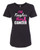 WOMEN'S Ideal VEE and CREW Neck Shirts - (TOUGHER THAN CANCER - BREAST CANCER AWARENESS)