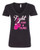 WOMEN'S Ideal VEE and CREW Neck Shirts - (FIGHT FOR A CURE - BREAST CANCER AWARENESS)