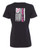 WOMEN'S Ideal VEE and CREW Neck Shirts - (SURVIVOR FLAG - BREAST CANCER AWARENESS)