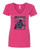 WOMEN'S Ideal VEE and CREW Neck Shirts - (BIKERS AGAINST BREAT CANCER)