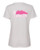 WOMEN'S Ideal VEE and CREW Neck Shirts - (F CANCER - BREAST CANCER AWARENESS)