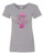 WOMEN'S Ideal VEE and CREW Neck Shirts - (KEEP CALM - BREAST CANCER AWARENESS)