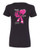 WOMEN'S Ideal VEE and CREW Neck Shirts - (PEACE LOVE CURE - BREAST CANCER AWARENESS)