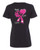 WOMEN'S Ideal VEE and CREW Neck Shirts - (PEACE LOVE CURE - BREAST CANCER AWARENESS)