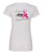 WOMEN'S Ideal VEE and CREW Neck Shirts - (PROUD PINK SUPPORTER - BREAST CANCER AWARENESS)