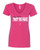 WOMEN'S Ideal VEE and CREW Neck Shirts - (THEY'RE FAKE - BREAST CANCER AWARENESS)