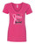 WOMEN'S Ideal VEE and CREW Neck Shirts - (SOMEONE SPECIAL - BREAST CANCER AWARENESS)