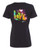 WOMEN'S Ideal VEE and CREW Neck Shirts - (COLORFUL LOVE - NEON)
