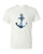 TRANSFER  - BLUE ANCHOR HAPPINESS - INSPIRATIONAL SEA NAUTICAL FUN Adult