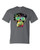 TRANSFER - COLORFUL TECHNICOLOR CHIMPANZEE MONKEY - NEON Adult DryBlend®