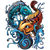 TRANSFER - YIN YANG KOI - fish japanese  Adult