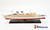 SS MICHELANGELO  passenger ship 37" fully built wood model with stand