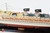SS MICHELANGELO  passenger ship 37" fully built wood model with stand