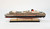 LIGHTED CUNARD LINES  MS QUEEN ELIZABETH PASSENGER SHIP 39" FULLY BUILT SHIP MODEL W/STAND