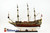 GOLD SOVEREIGN of the SEAmuseum quality  sailing ship 42" fully built wood model no sails with stand