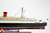 LIGHTED QUEEN ELIZABETH passenger ship 40" fully built wood model with stand