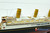 SS  VATERLAND  passenger STEAMship 40" fully built wood model with stand