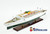 LIGHTED SS ARGENTINA passenger STEAMship 40" fully built wood model with stand