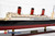 RMS BERENGARIA  passenger STEAMship 39" fully built wood model with stand