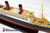 RMS BERENGARIA  passenger STEAMship 39" fully built wood model with stand