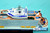 ALLURE OF THE SEAS  40" fully built wood model with stand