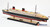 SS LIBERTE  OCEAN LINER SHIP lighted  38" FULLY BUILT SHIP MODEL W/STAND