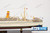 EMPRESS of FRANCE  36" 1/200 fully built wood model with stand