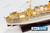 EMPRESS of FRANCE  36" 1/200 fully built wood model with stand